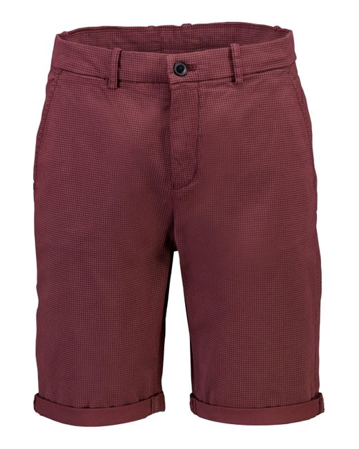 Lindbergh Chinoshorts Chino-Shorts in Red für Herren