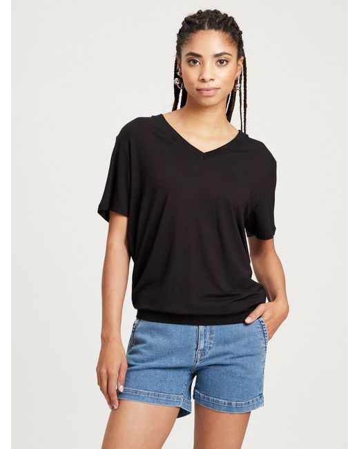 Cross Jeans Black ® T-Shirt 56084