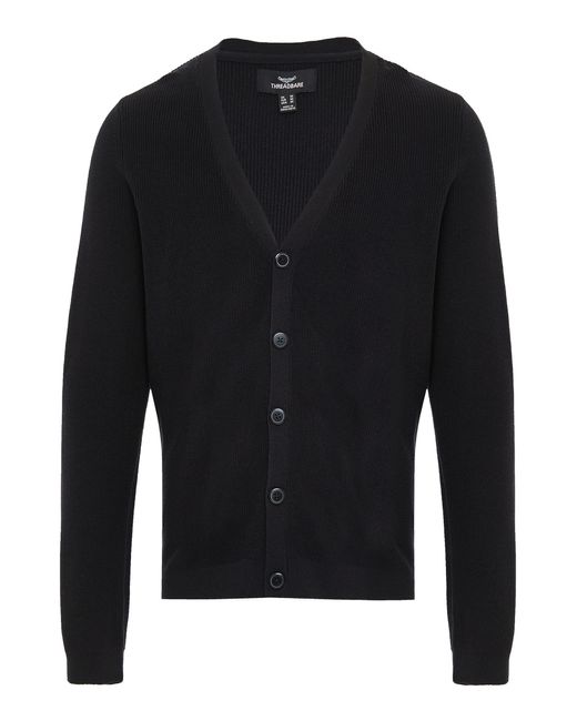 Threadbare Strickjacke THB Cardigan Foxtail (1-tlg) im klassischen Design in Black für Herren