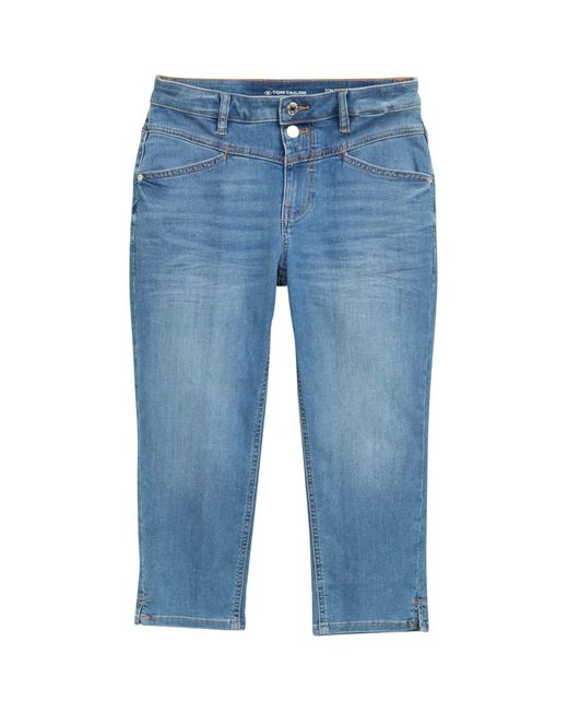 Tom Tailor Blue 5-Pocket-Jeans Kate Capri