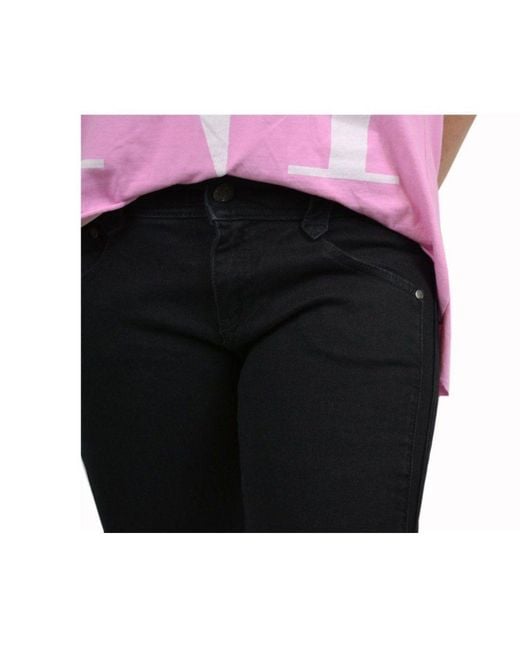 Herrlicher Fit- Jayden Slim Low Jeans 5372 DB770 813 Schwarz in Pink | Lyst  DE