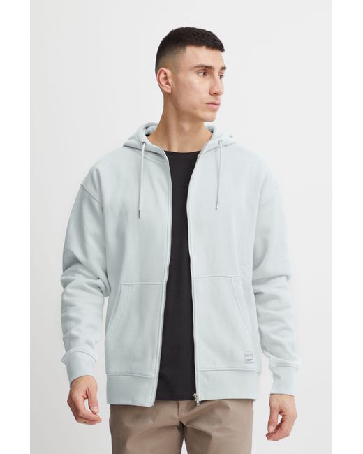 Solid Kapuzensweatjacke SDLenz Modischer Pullover in Gray für Herren