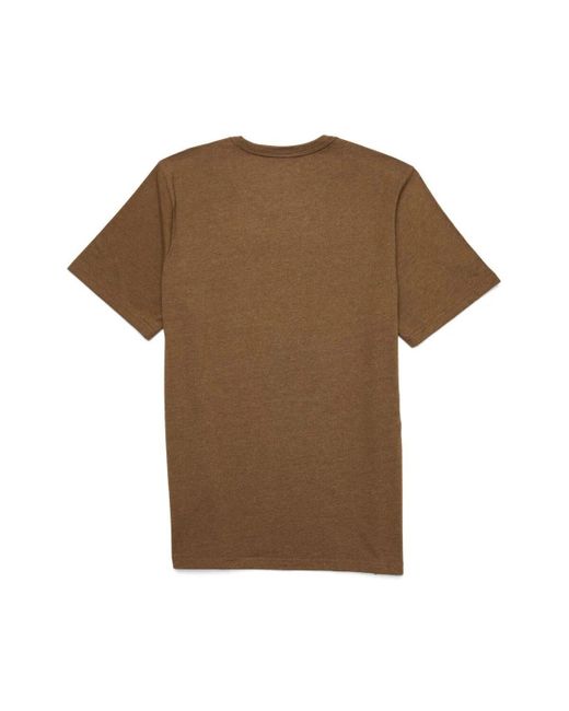 COTOPAXI Llama Block T-Shirt Live Oak in Brown für Herren
