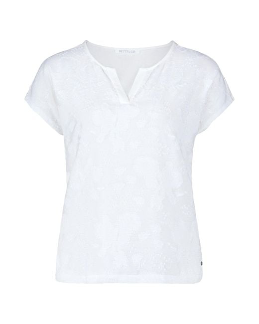 Betty Barclay White T- Casual-Shirt