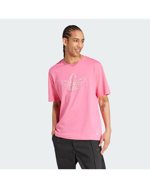 Adidas PRIDE GRAPHIC T-SHIRT in Pink für Herren