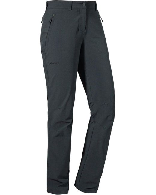 Schoeffel Black Trekkinghose Pants Engadin1
