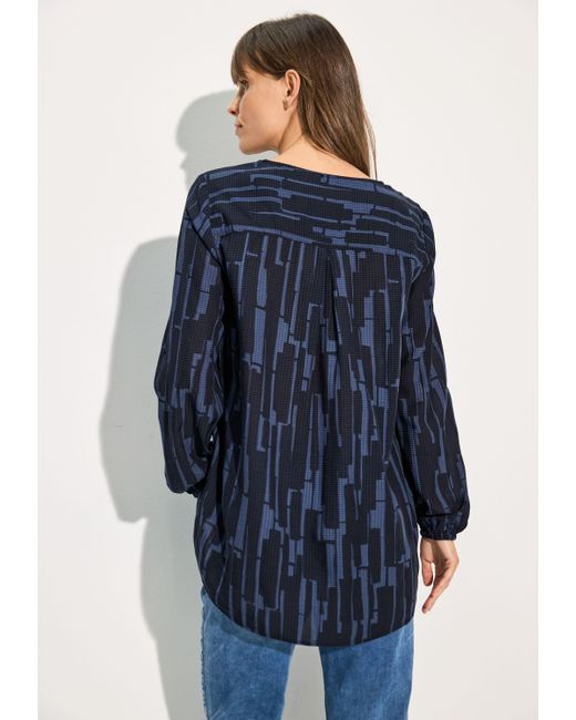 Cecil Blue Langarmbluse