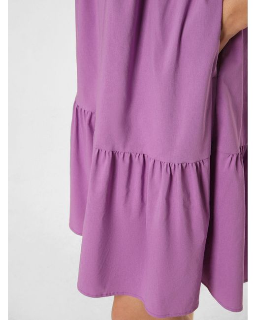 Marie Lund Purple A-Linien-Kleid