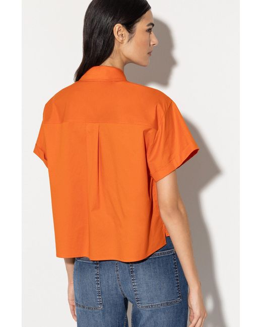 Luisa Cerano Orange Blusenshirt Bluse