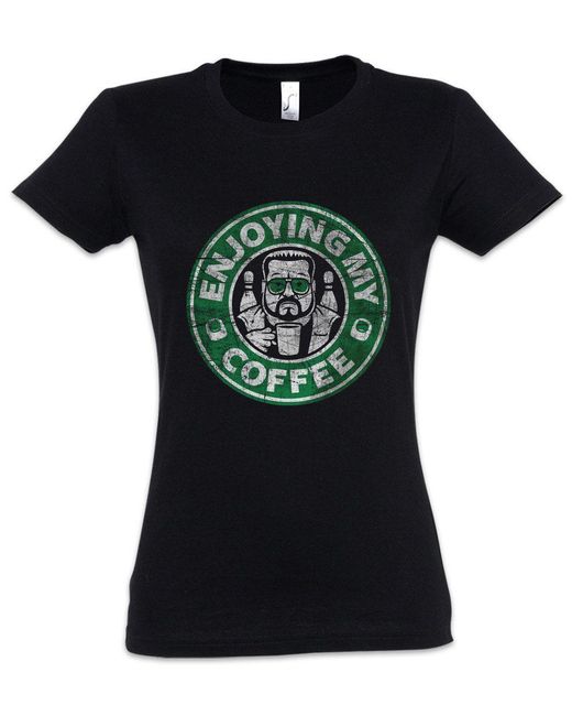Urban Backwoods Black Print- Sobchak Coffee T-Shirt Fun Big Walter Lebowski Guy