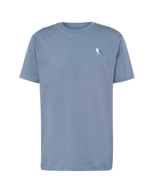 CLEPTOMANICX T-Shirt Embro Gull (1-tlg) in Blue für Herren
