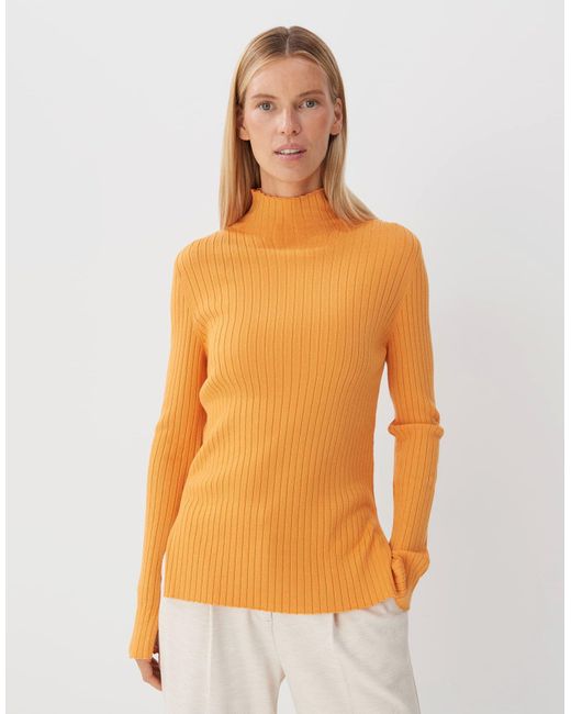someday. Orange Strickpullover