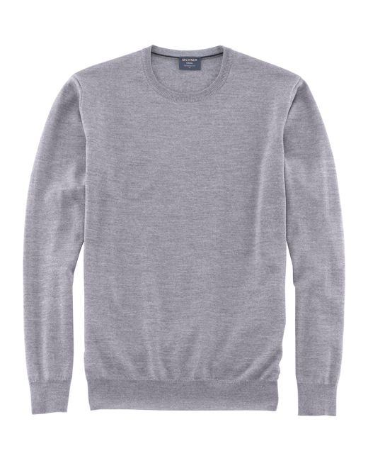 Olymp Strickpullover 0150/11 Pullover in Grau für Herren | Lyst DE
