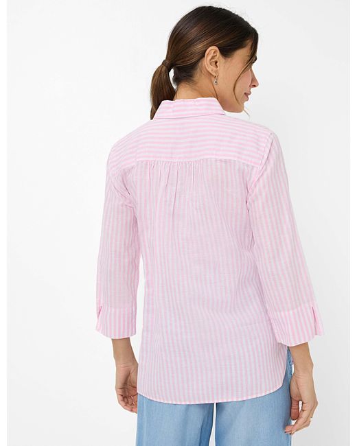 Brax Pink Kurzarmbluse Style VICKI