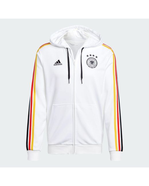 Adidas Originals Hoodie DFB DNA KAPUZENJACKE in White für Herren