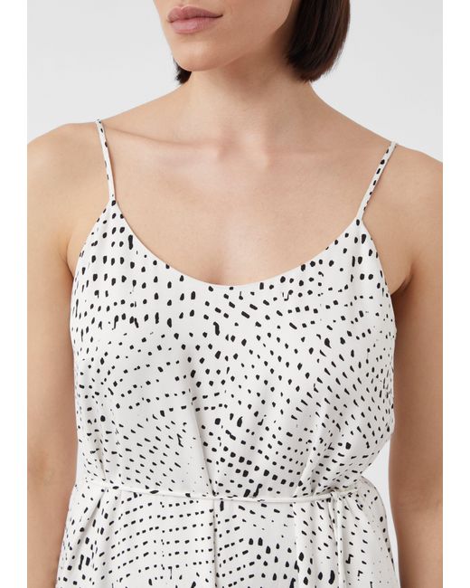 Comma, White Maxikleid Kleid
