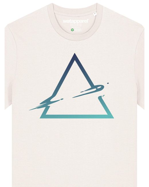 wat? Apparel Wat? Apparel T-Shirt Triangle in Gray für Herren