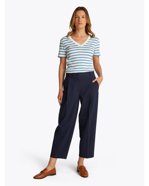 Tommy Hilfiger Blue Webhose Low Normal Waist Bi-Stretch Gürtelschlaufe