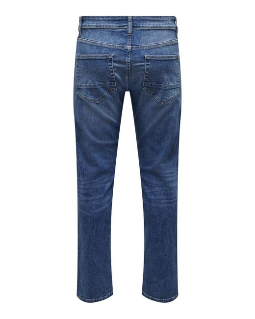 Only & Sons Regular-fit-Jeans Weft (1-tlg) in Blue für Herren