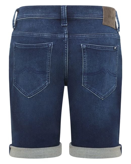 Mustang Slim-fit-Jeans Style Chicago Shorts Z in Blue für Herren