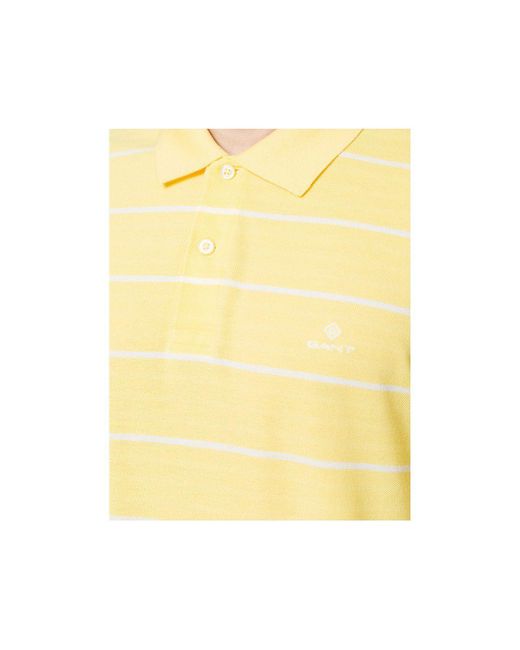 Gant Sweatshirt gelb regular (1-tlg) in Metallic für Herren