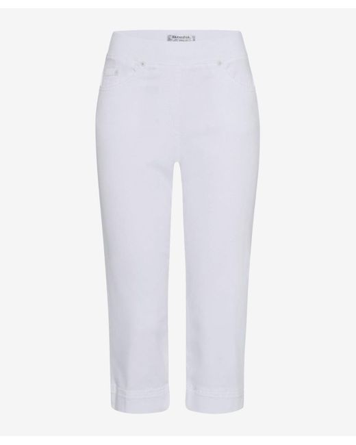 RAPHAELA by BRAX Regular-fit-Jeans PAMINA CAPRI, WHITE