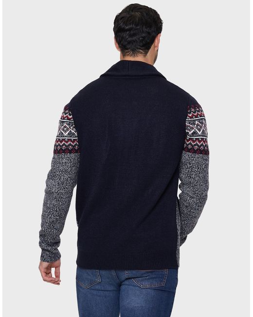 Threadbare Strickjacke Dean in Blue für Herren