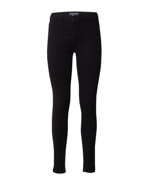 Esprit Black Skinny-fit-Jeans Mid-Rise-Jeggings