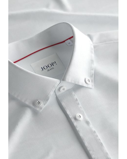 Joop! Langarmhemd Haven3-W (1-tlg) in White für Herren