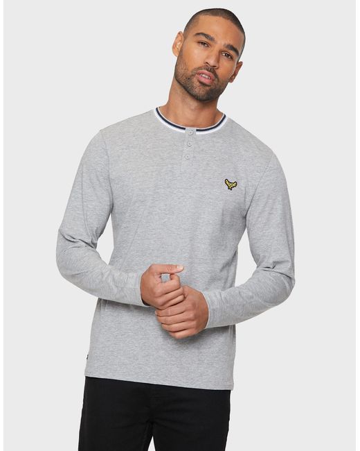 Threadbare Sweatshirt Tee L/Slv Keating (3-tlg) 3er-Pack im klassischen Design in Blue für Herren