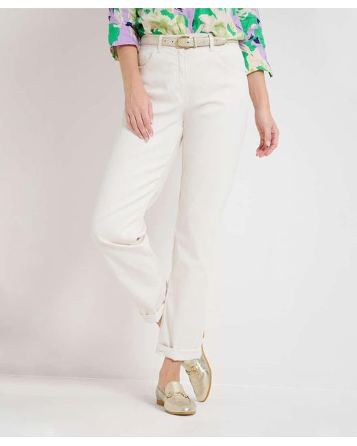 RAPHAELA by BRAX White 5-Pocket-Jeans Style CORRY