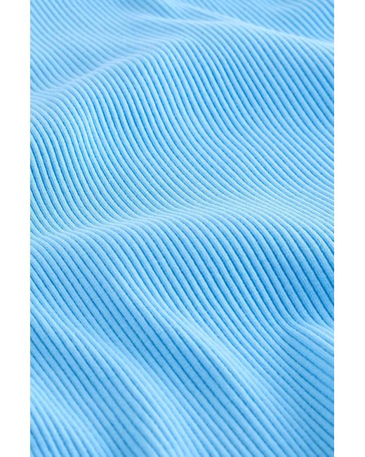 Next Blue Ä Geripptes Trägertop mit Racerback (1-tlg)