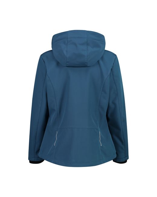 CMP Blue Softshelljacke Woman Jacket Zip Hood 39A5006