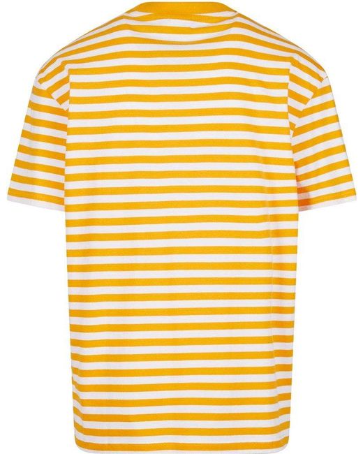 Urban Classics T-Shirt Regular Stripe Tee in Yellow für Herren