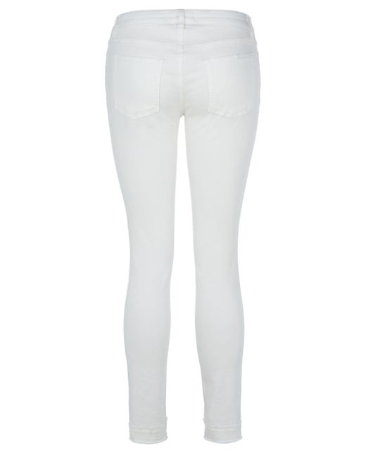 Dolce & Gabbana White & Slim-fit- Jeans