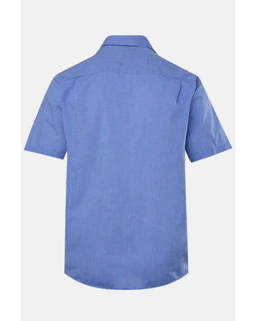 Boston Park Kurzarmhemd Businesshemd Halbarm EasyCare bis 8 XL in Blue für Herren