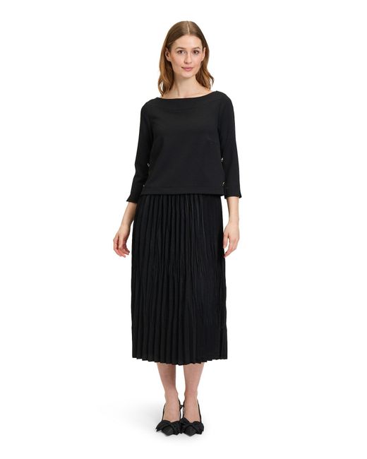 Betty Barclay Black Jerseykleid mit Plissee Form