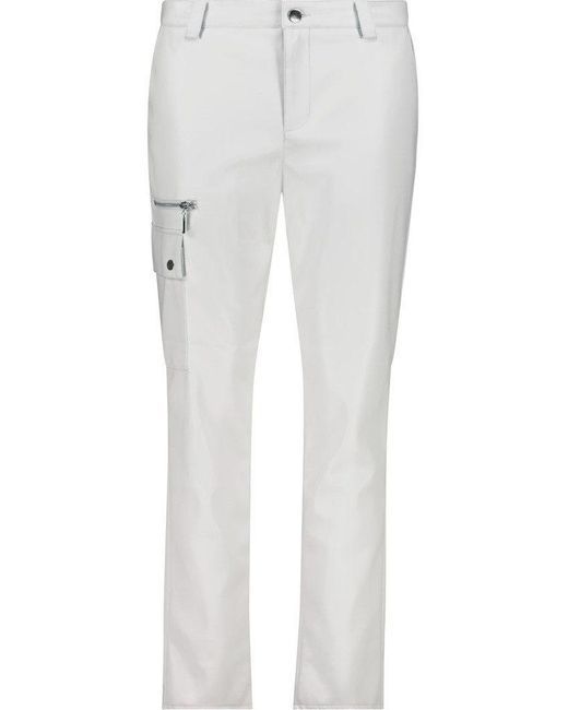 Monari White 2-in-1- Lederimitat-Hose chalk