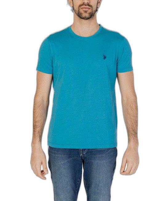 U.S. POLO ASSN. T-Shirt in Blue für Herren