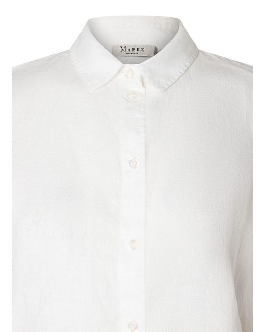 Maerz Hemdbluse Bluse /1 Arm New White