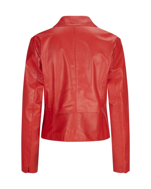 Milestone Red Lederjacke MSAsia