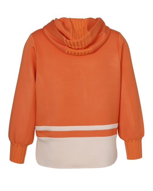 FRAPP Orange Sweatshirt mit Love Schriftzug