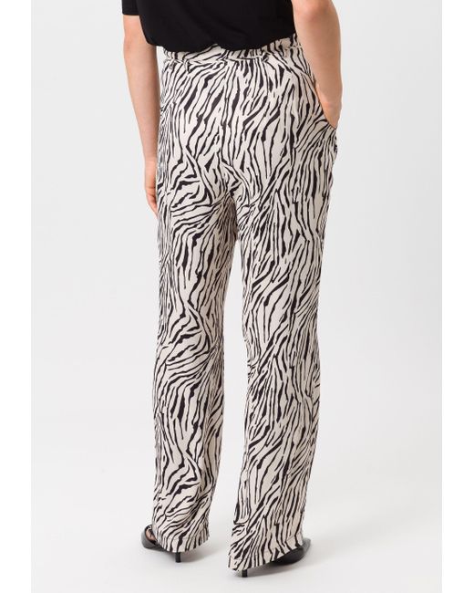 Tuzzi Multicolor Stoffhose mit auffälligem Allovermuster