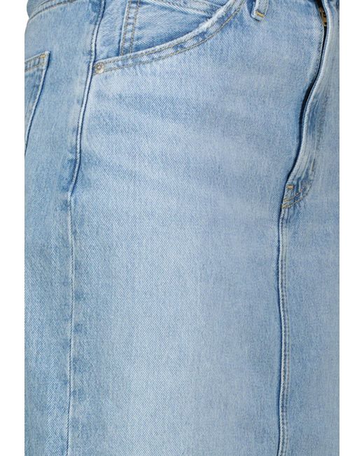 Levi's Blue Jeansrock HR BLACK SLIT SKIRT RIVETING CL