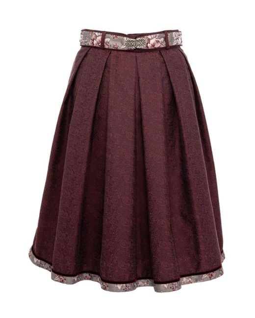 Marjo Purple Trachtenrock GISELE