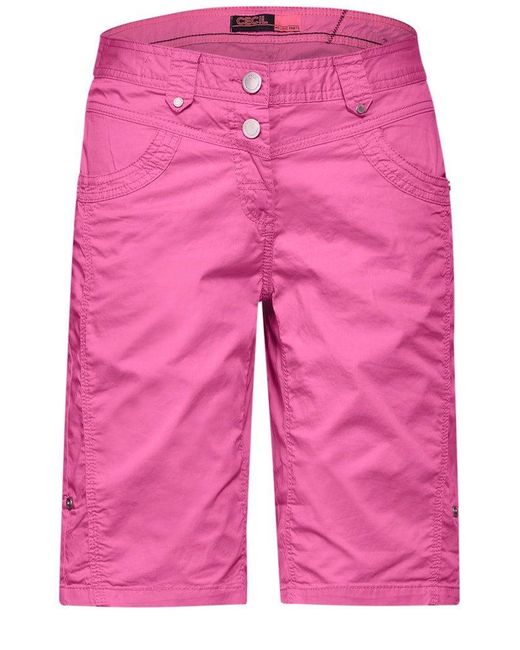 Cecil Pink Stretch-Jeans