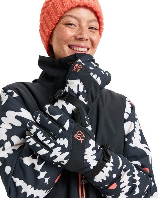 Roxy Black Snowboardhandschuhe Jetty