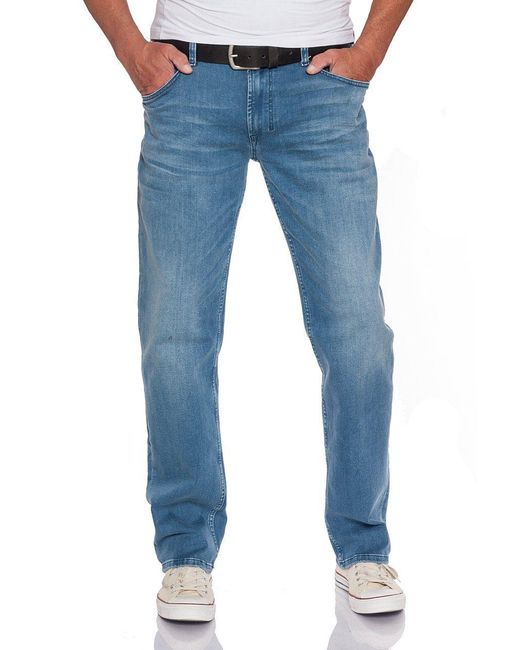 Miracle of Denim Straight-Jeans M.O.D Thomas Comfort Bogota Blue Jogg für  Herren | Lyst DE