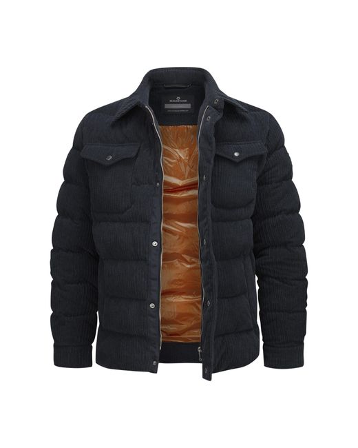 Milestone Steppjacke MSNewport mit Logo Badge in Blue für Herren
