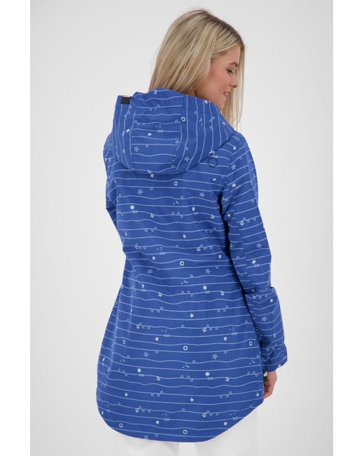 Alife & Kickin Blue Funktionsjacke LilouAK CS Jacket WOMEN mit modischem Alloverprint